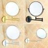 China Illuminated Folding Bathroom Mirror with 3 Times Magnification and Retractable Design wholesale