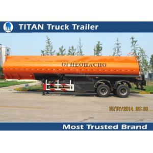 China Diesel fuel gasoline tank trailer with 30000 liters - 42000 liters capacity supplier