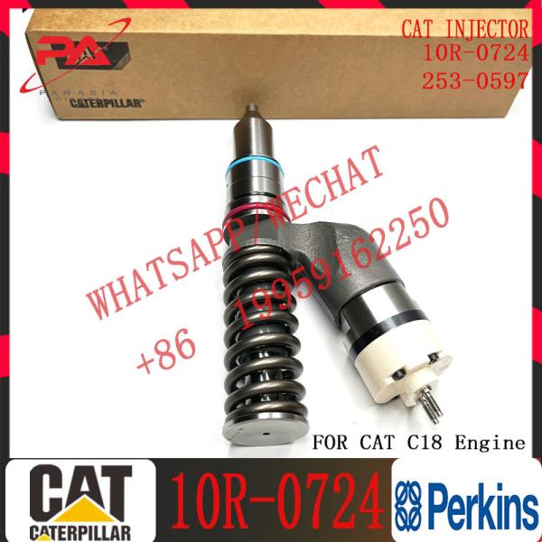 Common rail injector fuel injector 253-0616 253-0618 291-5911 10R-0724 253-0597 20R-8048 211-3025 for C15 C18 Excavator