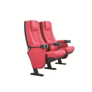 China PP Injection Cover 580mm Movie Theatre Chairs With Soft Arm Head Cushion supplier