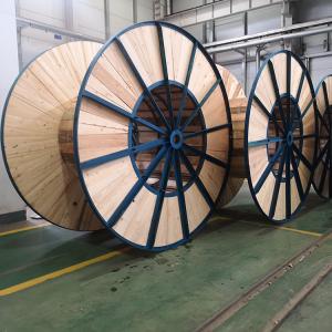 Household Wooden Cable Drum 4 Way Large Wooden Electric Cable Reels