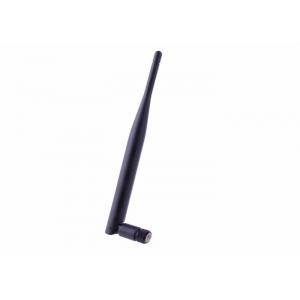 Vertical Outdoor Magnetic Whip Antenna , Black Long Range WIFI Receiver Antenna