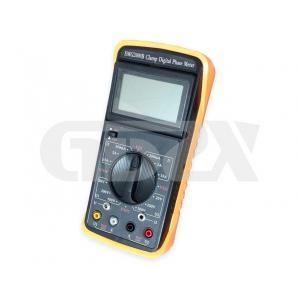 Double Clamp Digital Phase Meter , Portable Power Quality Analyser High Resolution