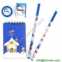 China 5pcs Pencil Eraser Ruler Stationery Set for Student in School,Children Stationery Set on sale