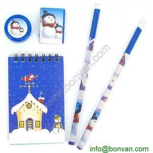 China 5pcs Pencil Eraser Ruler Stationery Set for Student in School,Children Stationery Set supplier