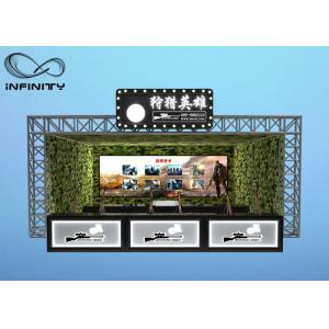 China Attractive 9D Virtual Reality Shooting Games 360 Degree View For Amusement Game wholesale