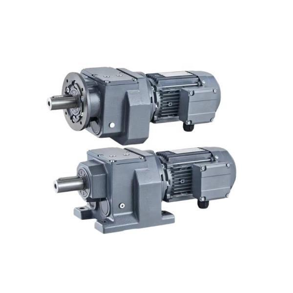 Reductor de engranajes helicoidales tipo R37 con engranaje de acero 45# para máquina de coser, velocidad de salida de 0.05-809 rpm y velocidad de entrada de 1400