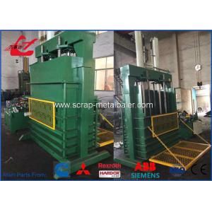 Multi - Function Vertical Tire Baler Machine , 18.5kW Tire Baling Machine