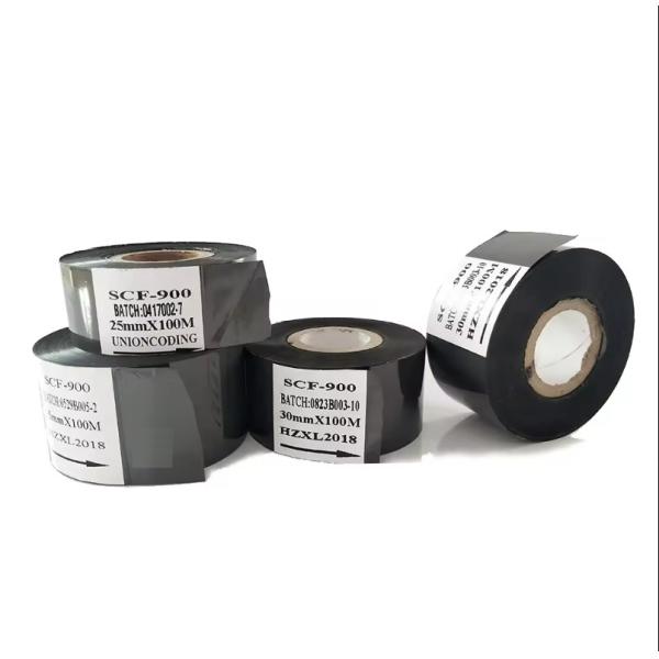 China 30mm*100m HC3 Customizable Size Automatic Hot Printing Machine Hot Stamping Foil Ribbon Code Dating Foil wholesale