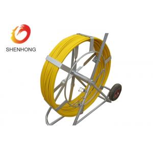 China Fiber Optic Equipment Fiberglass Duct Rodder Fiberglass Push Pull Rod yellow supplier