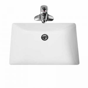 Modern Ceramics Under Counter Basin No Drainer Rectangle For Toilet