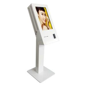China 22 Inch Windows Interactive Touch Screen Kiosk Self Service With Printer And Card Reader supplier