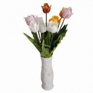 China Real Touch PU Tulip, 8cm Flower Height supplier