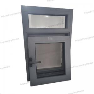 China High Security Aluminum Thermal Break Sliding Doors Profile Glazing With Lever Lock supplier