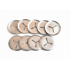 38mm Galvanized Steel Self Locking Clips With 3 Slots For Plastic Cover Caps