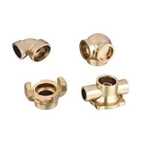 Hydraulic Hexagonal Hose Brass Plumbing Nipple Fitting , Water Screw Plumbing Fittings