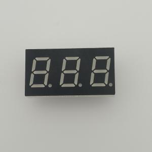 China Customized Orange Color 7 Segment LED Display Triple Digit Common Anode wholesale