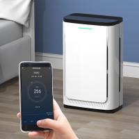 Smoke Mini Smart Room Air Purifier With UV Light LED Touchscreen Display