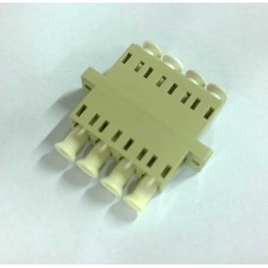 China Quadruple Type Lc Upc  Multi Mode Fiber Optic Coupler Beige Or Aqua supplier