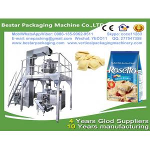 China frozen ravioli packing machine with MultiHead Weigher Filling VFFS premade bag Machine supplier