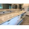 China Residential kitchen remodelling Customized engineering Quartz Stone Countertops wholesale