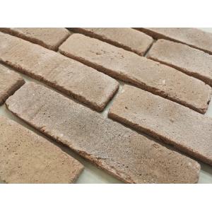 Clay Facing Exterior Thin Brick Veneer Rustic Type Thin Brick Tiles For Hotels Wall Decoration