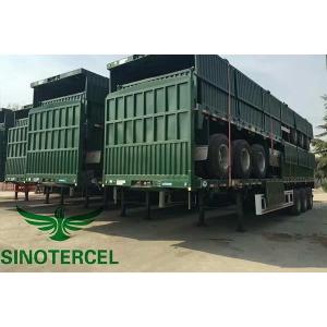 3 Axles Sidewall Semi Trailer 30-60Tons 40ft Shipping Container Trailer