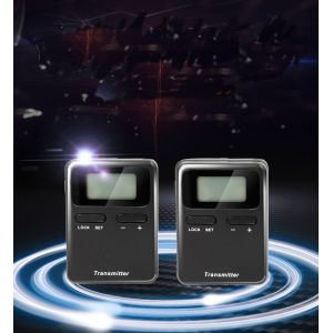 China Ear Hanging 008A Wireless Interpretation System 120M Signal Range wholesale