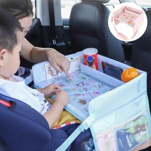 China Customized Waterproof Baby Car Seat Tray Kids Stroller Car Seat Food Holder Desk supplier