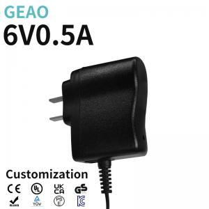 China 6V 0.5A Home Power Adapter Wall Mounted 3W Power Supply Source supplier
