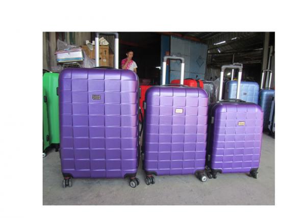ABS Suitcases Lightweight Carry On Luggage Trolley Bag Set With 4 Airplane