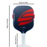 China HIGOOO Usapa Approved Elongated Pickleball Paddle Like LABS ProJect Multistrata T700 Carbon Fiber Boomstick Pickleball Paddle wholesale