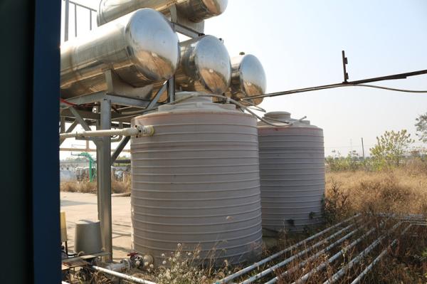 Computerized Waste Plastic Oiling System / Waste Tyre To Oil Plant Using Batch Type Mixer