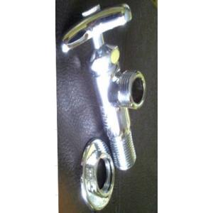 high quality brass 3 way high quality brass angle valve  nickel plated