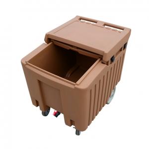 China SGS Insulated Ice Caddy , 110L Portable Ice Storage Bins supplier