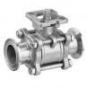 Full Port Stainless Steel Ball Valve With Clamp Ends 1000WOG Floating Ball