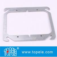 China TOPELE 4 FLAT BLANK SQUARE COVER FOR TWO GANG OUTLET BOXES , GALVANIZED STEEL on sale