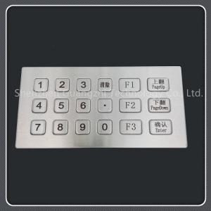 18 Keys Type Metal Numeric Keypad With Laser Engraved Button Design