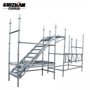 All Aluminum Mobile Steel Scaffold Stairs Ladder Platform Scaffolding System