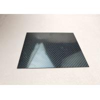 China Corrosion Resistance Carbon Fiber Board / Carbon Fiber Sheets 4.0mm Thickness on sale