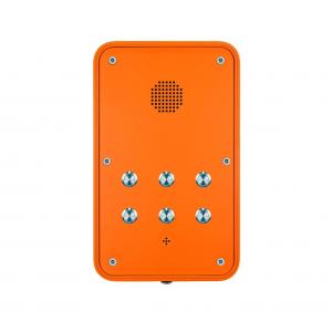 Impact Resistant Hands Free Industrial VoIP Phone with Speed Dial Buttons