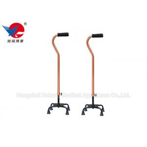 Strong Durable Medical Walking Crutches Four Legged Bottom With Rubber Pad