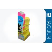 China Cardboard Table Display Stands With 4 Shelves / Cardboard Point Of Sale Stands on sale