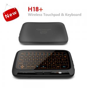 H18 plus Mini Wireless Keyboard Touchpad Backlit Small Wireless Keyboard for Android TV Box Windows PC,HTPC,IPTV,PC
