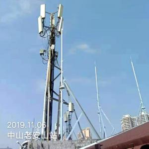 3 Legs Tripod Steel Rooftop Antenna Tower 15M Self Supporting Explosion Proof