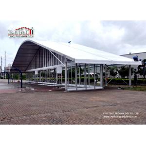 China Aluminum Frame Arcum Outdoor Exhibition Tents With Glass Walls SGS supplier