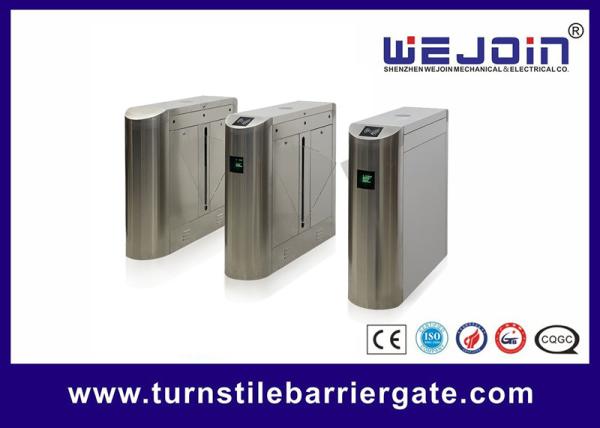 Anti Collision Flap Barrier Gate Turnstile With Anti Tailgating Function
