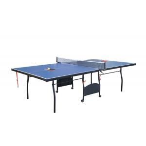 Movable Indoor Table Tennis Table Double Folding Portable 2740 X 1525 X 760 Mm