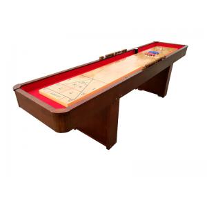 China Promotional 9 FT Shuffleboard Game Table MDF With Wood Slide Scoring supplier