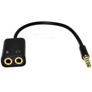 China 3.5mm stereo TRRS audio male to Earphone headset + microphone adapter PC iphone supplier